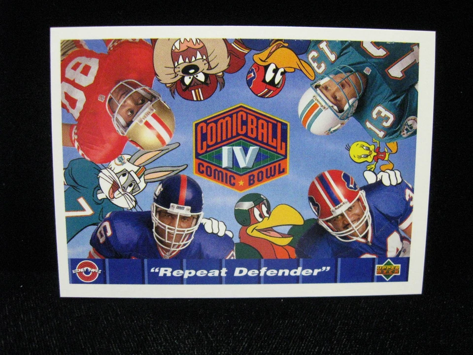 1992 Jerry Rice Dan Marino Thurman Thomas Lawrence Taylor Comic Ball   #118 - Image 1 of 2