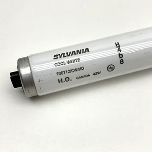 (4-Pack) Sylvania F30T12/CW/HO Fluorescent 42W Lamp Light Bulb Cool White 28" - Picture 1 of 5
