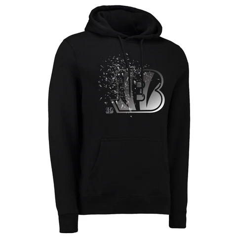 NFL Hoody Cincinnati Bengals Shatter Graphic Hooded Sweater Hooded Pullover Cover