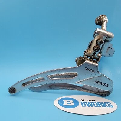 Vintage Suntour Mountech Front Derailleur Triple Bottom Pull 28.6 mm Clamp  g24 - Image 1 of 4