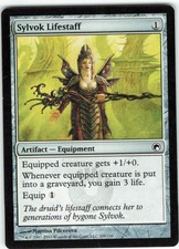 Sylvok Lifestaff (x4) - Scars of Morrodin - MTG