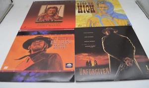 4 Clint Eastwood laserdisc movies unforgiven hangem high high plains drifter0 - Picture 1 of 5