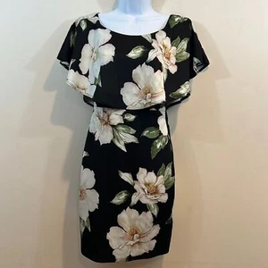 Vestido soprano floral con volantes sin mangas talla S - Imagen 1 de 8