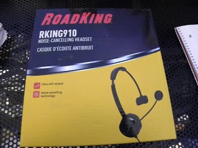 OPEN BOX Road King Headset RKING910 Noise Canceling 10 hr Talk Time - Image 1 of 2