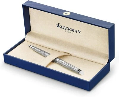 Bolígrafo Waterman Hemisphere Deluxe hielo agrietado nuevo en caja 2042900 Foto 1 de 3