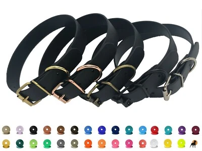HUNDEWELT-PFALZ Biothane Beta Halsband Halsung Basic, mit Rollschnalle, Breite: 25mm