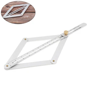 38cm Multifunction Stainless Steel Corner Angle Finder for Woodworking w/ Scales - Picture 1 of 12