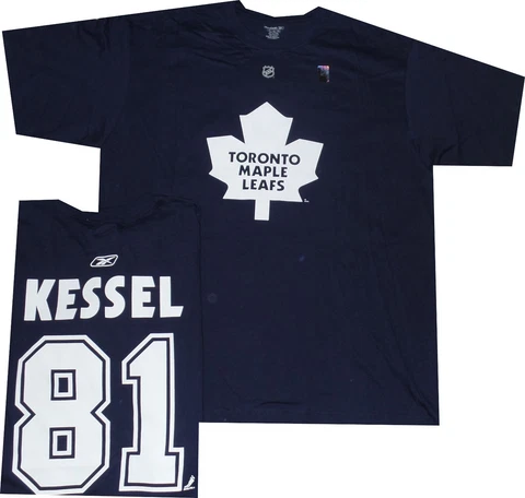Toronto Maple Leafs Phil Kessel Navy Reebok Alternate Mens T Shirt 2XL Cover