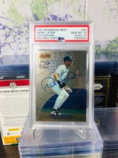 PSA Pop 2! ‘97 Bowman’s Best Certified Autograph Issue Derek Jeter #82 PSA 10/10