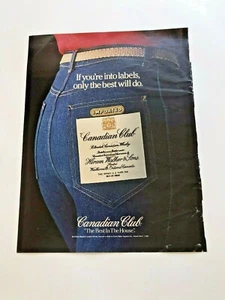 Vintage Oct. 1982 Life Magazine Ad Air Force Aim High & Canadian Club Jeans - Bild 1 von 4