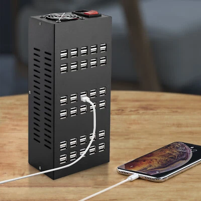 Multi 60 Port USB Charging Station Hub Desktop Cell Phone Charger Organizer 400W - Image 1 of 4