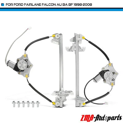 Front LH & RH Window Regulator w/ 2-Pin for Ford Falcon Fairlane BA BF 1998-2008 - image 1 of 4