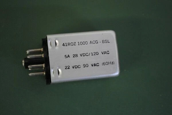 SIGMA INSTRUMENTS RELAY 41ROZ-1000ACG-BSL 1KILOHM 5A 28VDC/120VAC 8 PIN  - Image 1 of 2