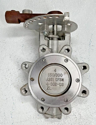 Válvula Mariposa Alto Rendimiento, Acero Inoxidable Completo, 4" Clase 150 Estilo Lug Foto 1 de 4