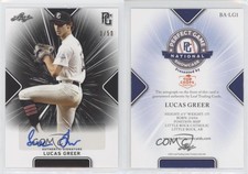 2021 Leaf Perfect Game National Showcase Black /50 Lucas Green #BA-LG1 Auto