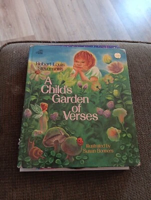 Vintage A Child's Garden of Verses By Robert Louis Stevenson 1978 Susan Bonners - Image 1 of 4