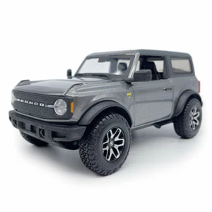 1:24 Scale Ford Bronco Badlands Model Car Diecast Toy Cars 2 Doors Open Gray - Picture 1 of 13