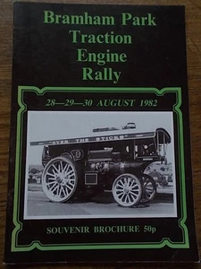 BRAMHAM PARK WETHERBY YORKS 1982 Vintage Steam Traction Engine Rally Programme - Picture 1 of 1