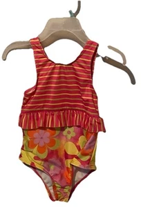 3T Flower one piece swimsuit little girls Kidgets - Picture 1 of 1