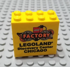LEGO Amarillo 2x4x3 Chicago Legoland Discovery Center Promo Ladrillo - Imagen 1 de 1