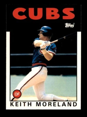 1986 Topps Tiffany #266 Keith Moreland   NM/NM+ X3426439 - Image 1 of 3