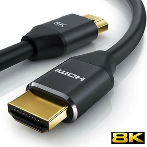 CAVO 8K HDMI 2.1 48GBPS 8K@60HZ 4K@120HZ ARC HDR 10 + UHD HDTV PS5 PS4 XBOX 2mt - Foto 1 di 1