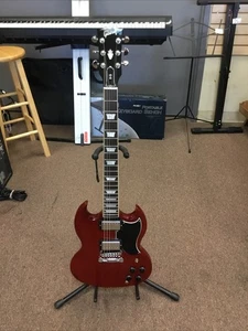 2018 Gibson SG Standard Guitar Heritage Cherry w/HSC Made In USA FREE SHIPPING - Picture 1 of 21