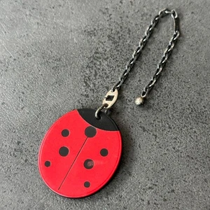 Hermes Ladybug Keychain 925 Bag Charm - Picture 1 of 5