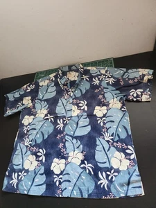 Camisa Hawaiana John Severson KAHALA Para Hombre Talla XXL 2XL Azul Estampado Tropical Rara - Imagen 1 de 6