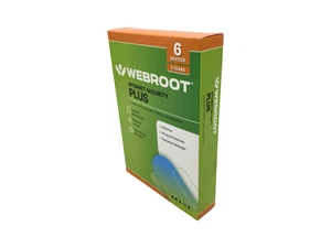 Webroot Internet Security Plus + Antivirus (6 Devices) (2-Year Subscription) NEW - Picture 1 of 4