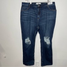 NWT Hollister curvy high rise dad Jeans size 35 x 33