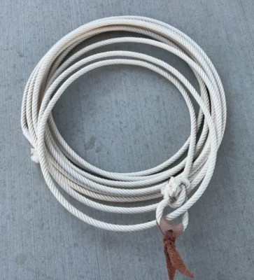 NELIDAS SOUTHERN IMPORTS 27ft WESTERN KIDS ROPE LASSO CHARRO RANCH ROPE. KIDS COWBOY RODEO BEGINNER ROPE