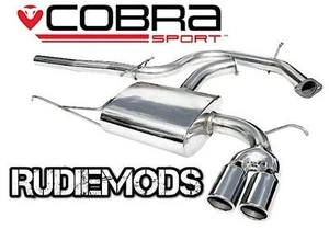 Cobra Sport Audi A3 8P 2.0 TDi Stainless Steel Cat Back Exhaust System - Picture 1 of 2