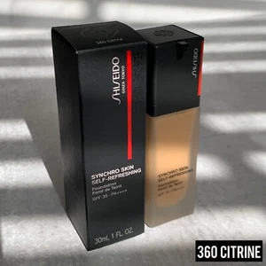 Shiseido Synchro Skin Self-Refreshing Foundation SPF35 360 Citrine 30ml / 1oz - Picture 1 of 12