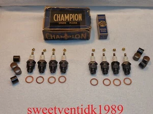 ( 4 ) ...‘NOS’ Champion #7 Spark Plugs......2 Ring Design......MADE IN U.S.A - Picture 1 of 12