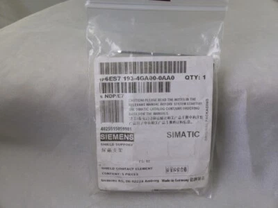 5er Pack SIEMENS SIMATIC S7 6ES7 193-4GA00-0AA0 E-Stand: 2 (5114A-2) - Bild 1 von 2