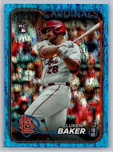 Luken Baker 2024 Topps Series 1 Blue Foil Rookie Card /999 #207 Cardinals - Picture 1 of 2