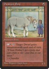 Dwarven Pony Homelands NM Red Rare MAGIC THE GATHERING MTG CARD ABUGames