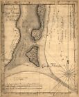 A4 Reprint of Shipping Coastal And Seas Map Cape Florida