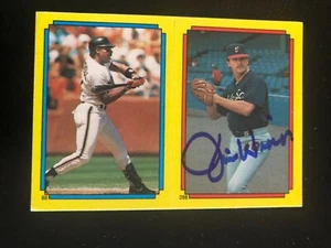Chicago White Sox JIM WINN autographed 1988 Topps Mini Sticker - Picture 1 of 2