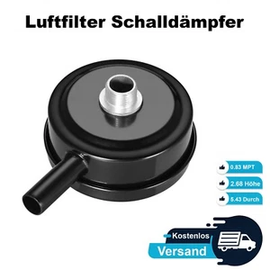 Luftfilter Schalldämpfer, 0.83 MPT Durchmesser, 2.68 Höhe, 5.43 Durchmesser - Bild 1 von 2