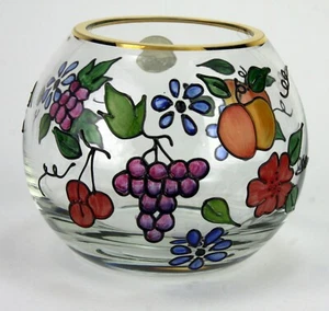 Crystal Clear Romania Handcrafted Glass Bowl  4" - Picture 1 of 10