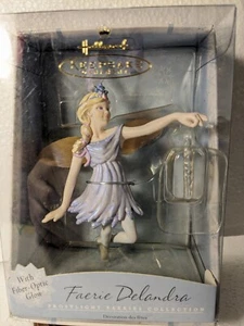 Vintage 2001 Fiber Optic Hallmark Keepsake Ornament Faerie Delandra NIB - Picture 1 of 7