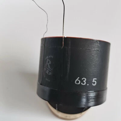 ID: 63.5mm 2.5" 4 ohm bocina voz voil para electro voz 30w woofe altavoz bajo Foto 1 de 2