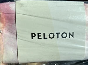 Peloton Tie Dye Yoga Towel 75” X 26” Pink Yellow Machine Wash Microfiber Workout - Picture 1 of 9