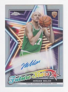 2023-24 Topps Cromo Futuras Estrellas Autógrafo Jordan Walsh RC Novato AUTO Celtics - Imagen 1 de 2