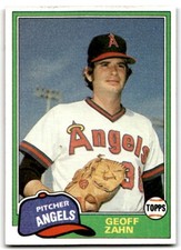 1981 Topps Traded Geoff Zahn Baseball Cards #856