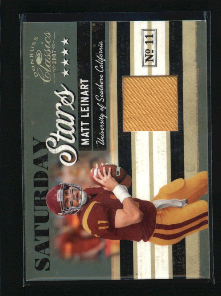 MATT LEINART 2007 DONRUSS CLASSICS SATURDAY STARS JERSEY #16/25 (BV=$25) AG3458 - Image 1 of 1
