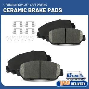 For Honda Cr-V Hr-V Clarity 2017 2018 - 2021 w/hardware Front Ceramic Brake Pads - Picture 1 of 6