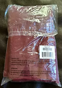 Brooklinen 2 King Sz Washed Linen Pillowcases Raisin Color Retail Price $89 #267 - Picture 1 of 6